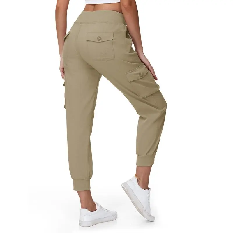 Women's Cargo Pants Casual Lightweight Hiking Outdoor Pants Quick Dry Travel Sweatpants Joggers