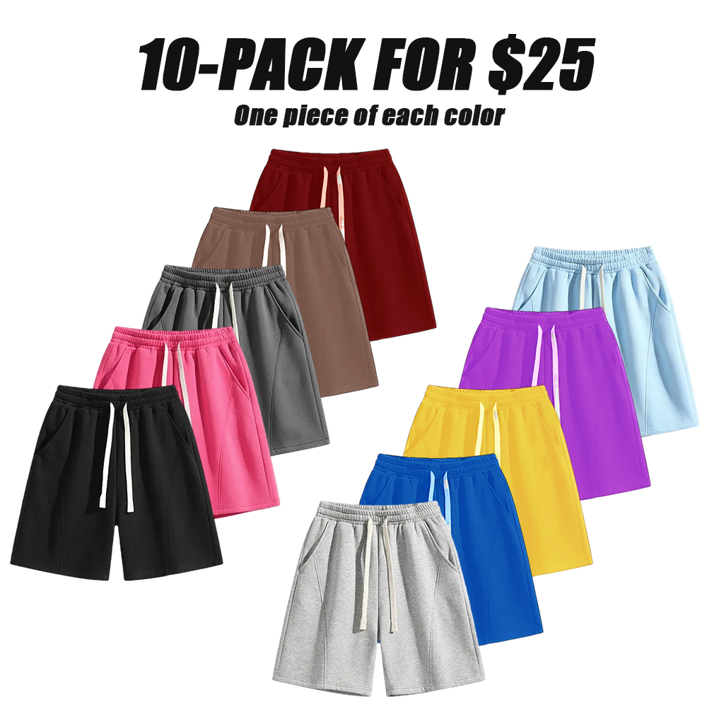 Solid Pocket Waist Shorts, Lightweight Breathable Shorts, Casual Breathable Comfortable Shorts for Running Gym Workout, Men's Bottoms for All Seasons