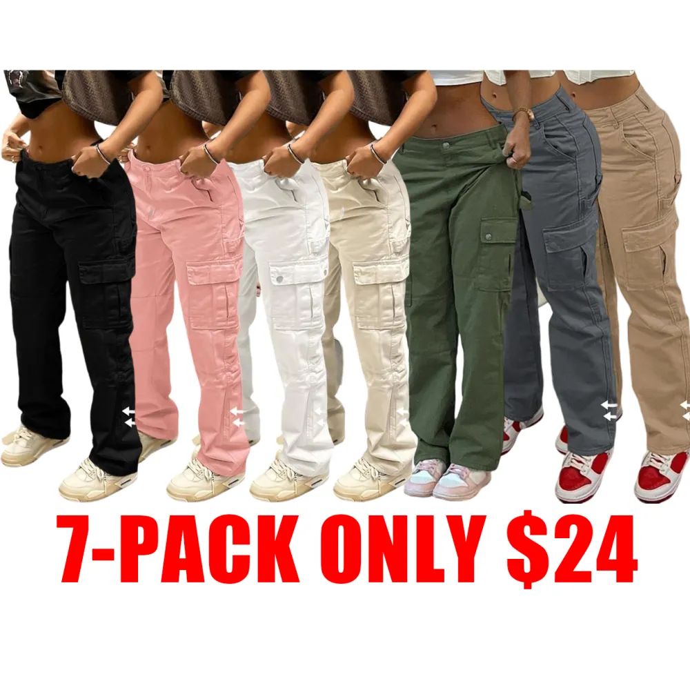 Women’s Baggy Cargo Pants – Comfortable Casual Streetwear