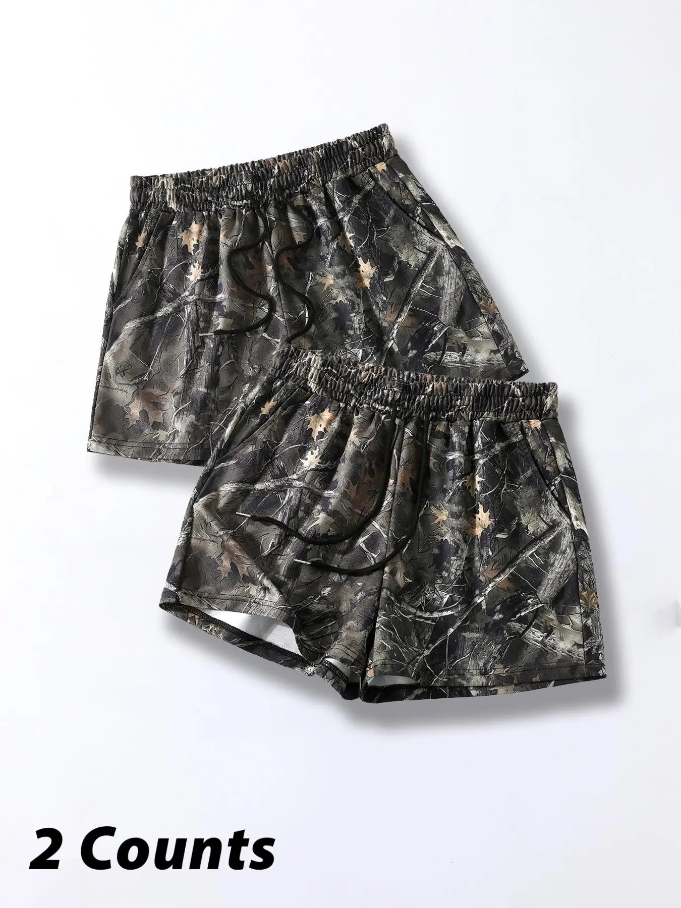 Women's Plain & Camo Print Shorts
