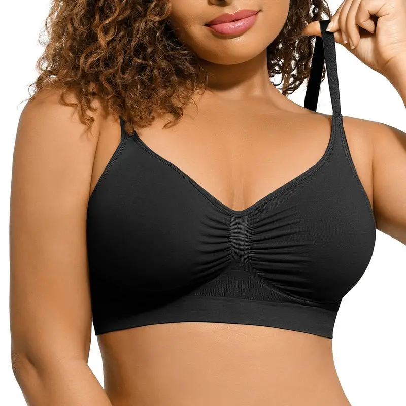Women's Wireless Sculpt Bra Basic Comfortable Fit Womenswear Everyday Up to 44DD