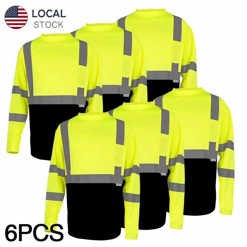 🔥🔥Tuglow Class 3 Premium Hi-Vis Long Sleeve Hoodie - Ultimate Work Protection