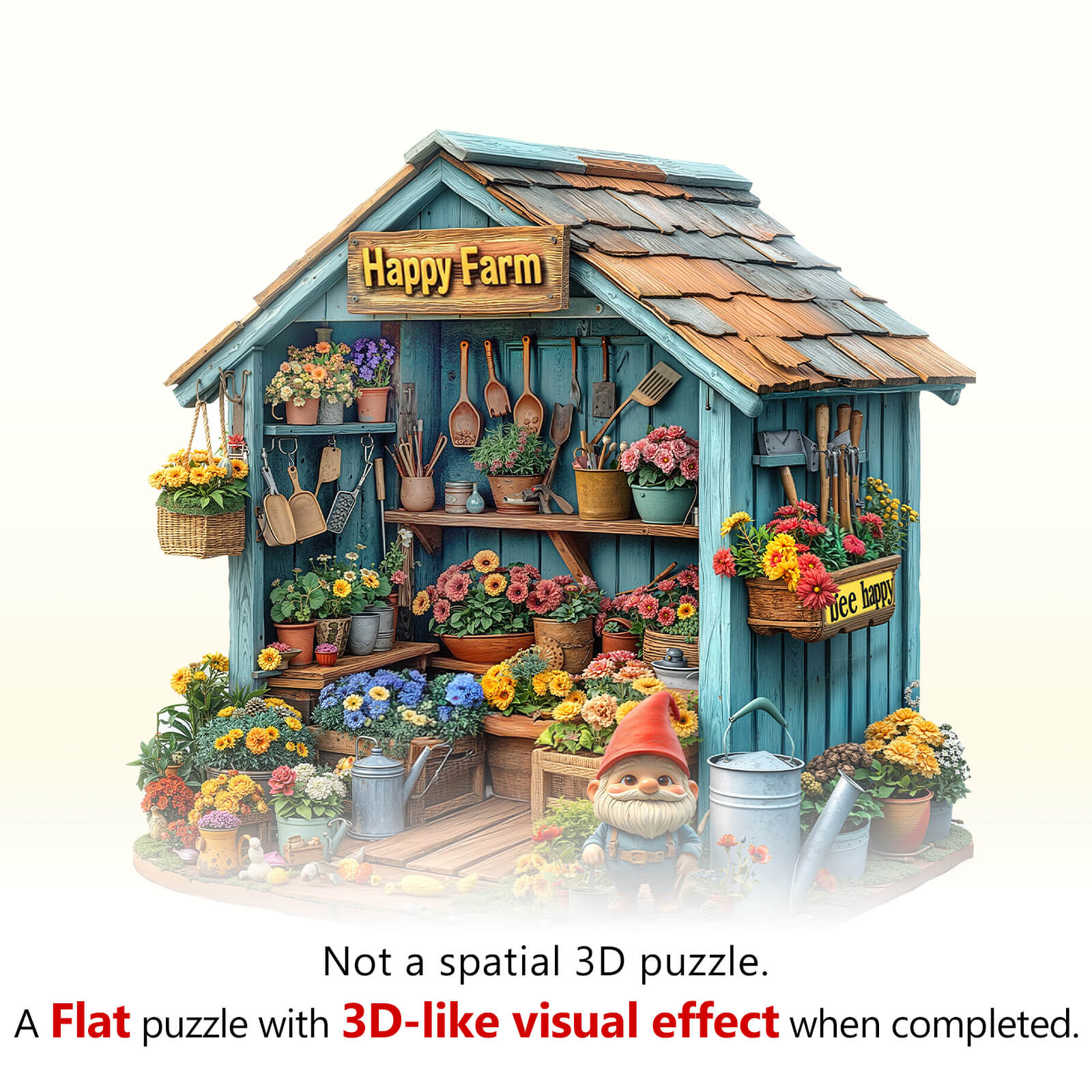 Happy Farm Wooden Jigsaw Puzzle