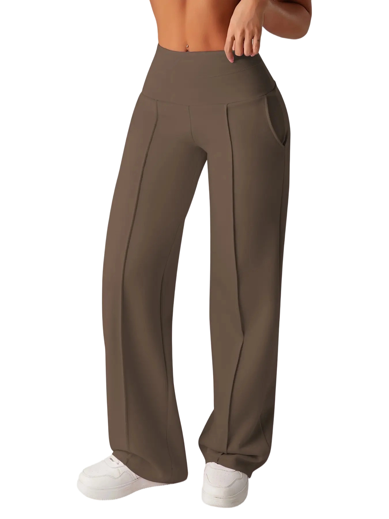 🔥Easter Sale!Women's High-Waisted Wide Leg Sweatpants with Pockets