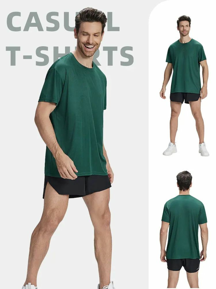 Performance Tees 6-Pack Textured Breathable Athletic