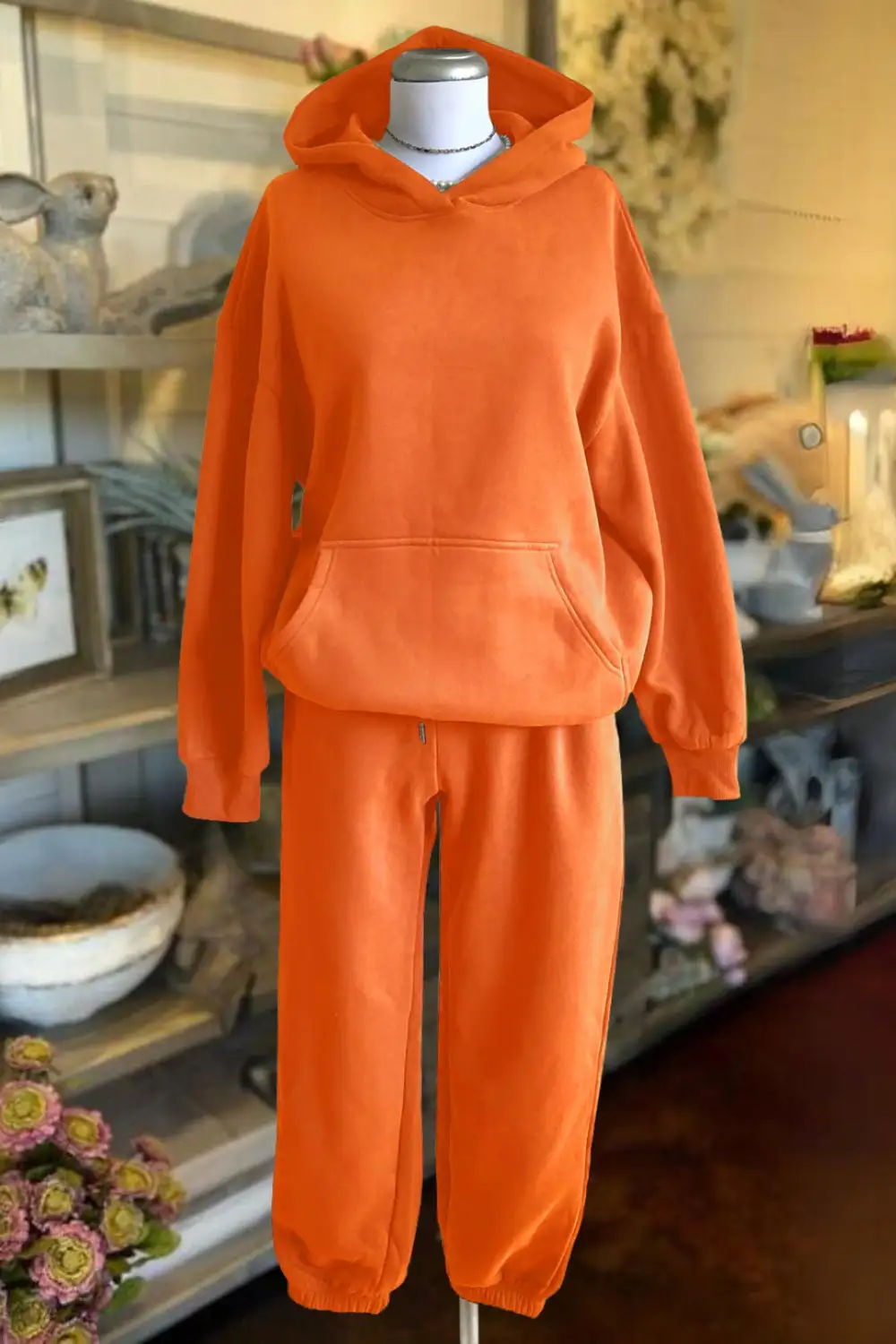 Versatile Hoodie Sweatsuit Set