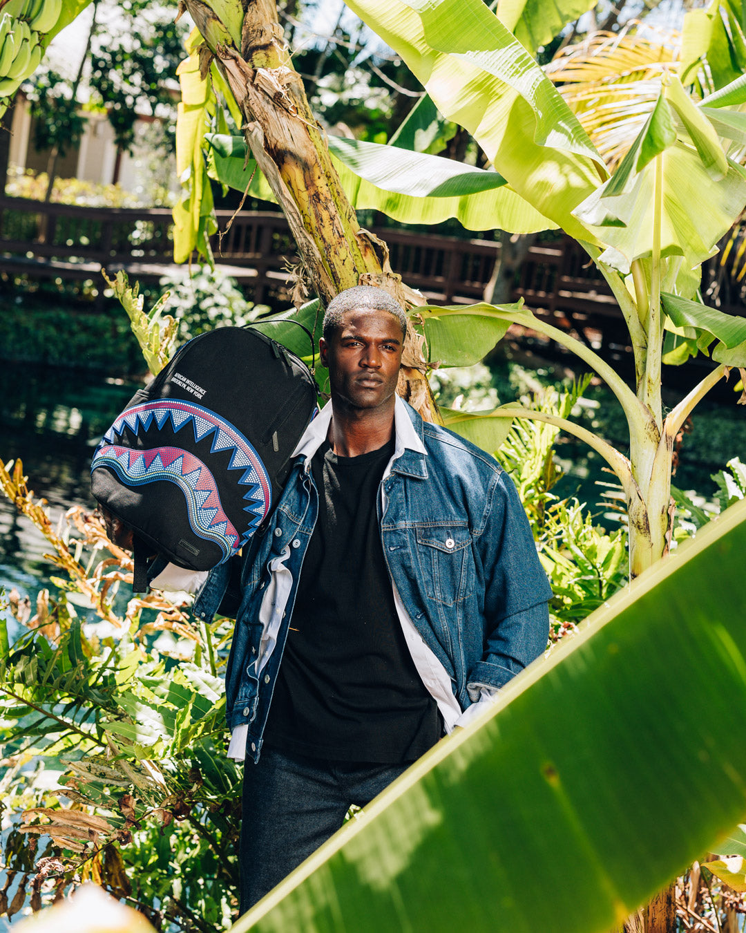 A.I. AFRICAN INTELLIGENCE BORN AND RAISED BACKPACK - SANDFLOWER COLLAB