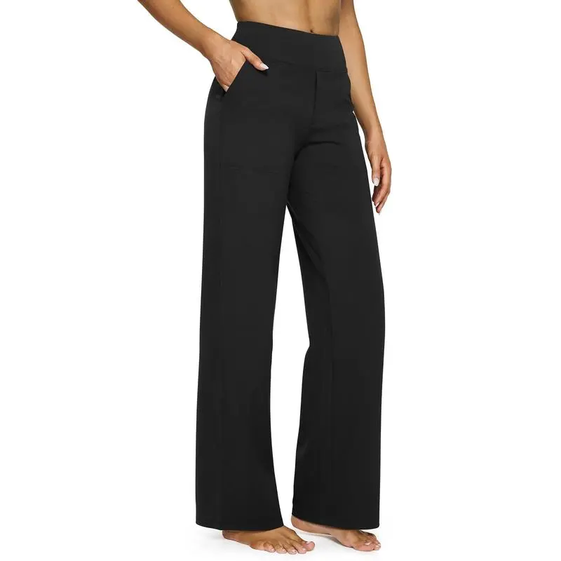 Women Loose High-Waist Business Casual Pants