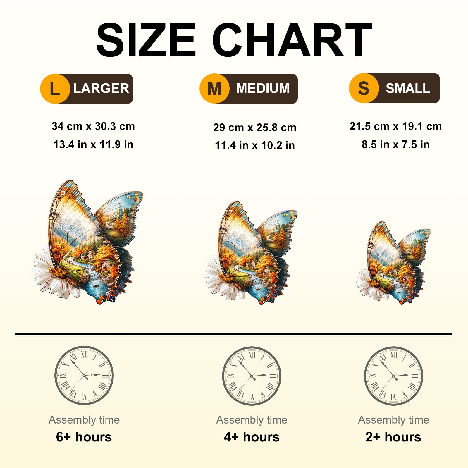 Autumn Wings Wooden Jigsaw Puzzle