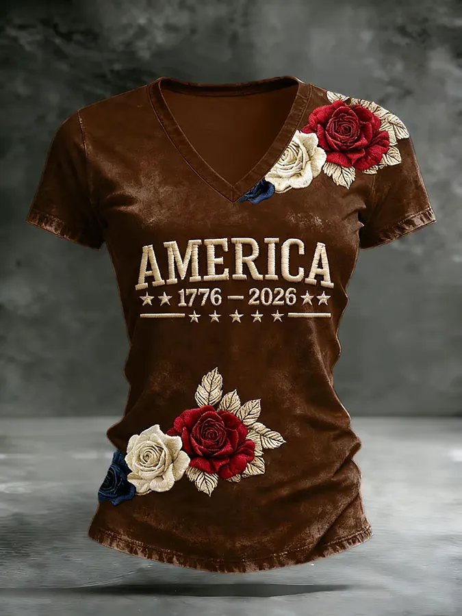 Women's America 250th Anniversary Print T-Shirt