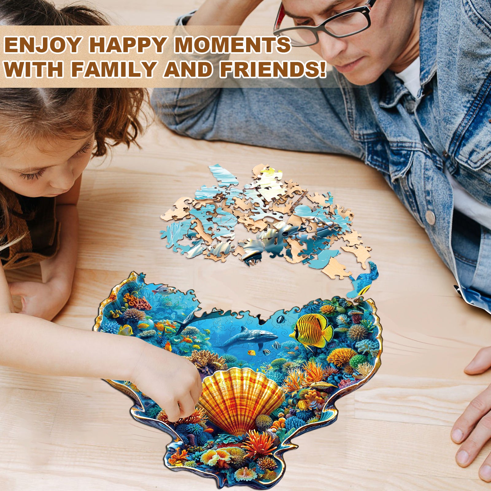 Underwater World - Shells Wooden Jigsaw Puzzle