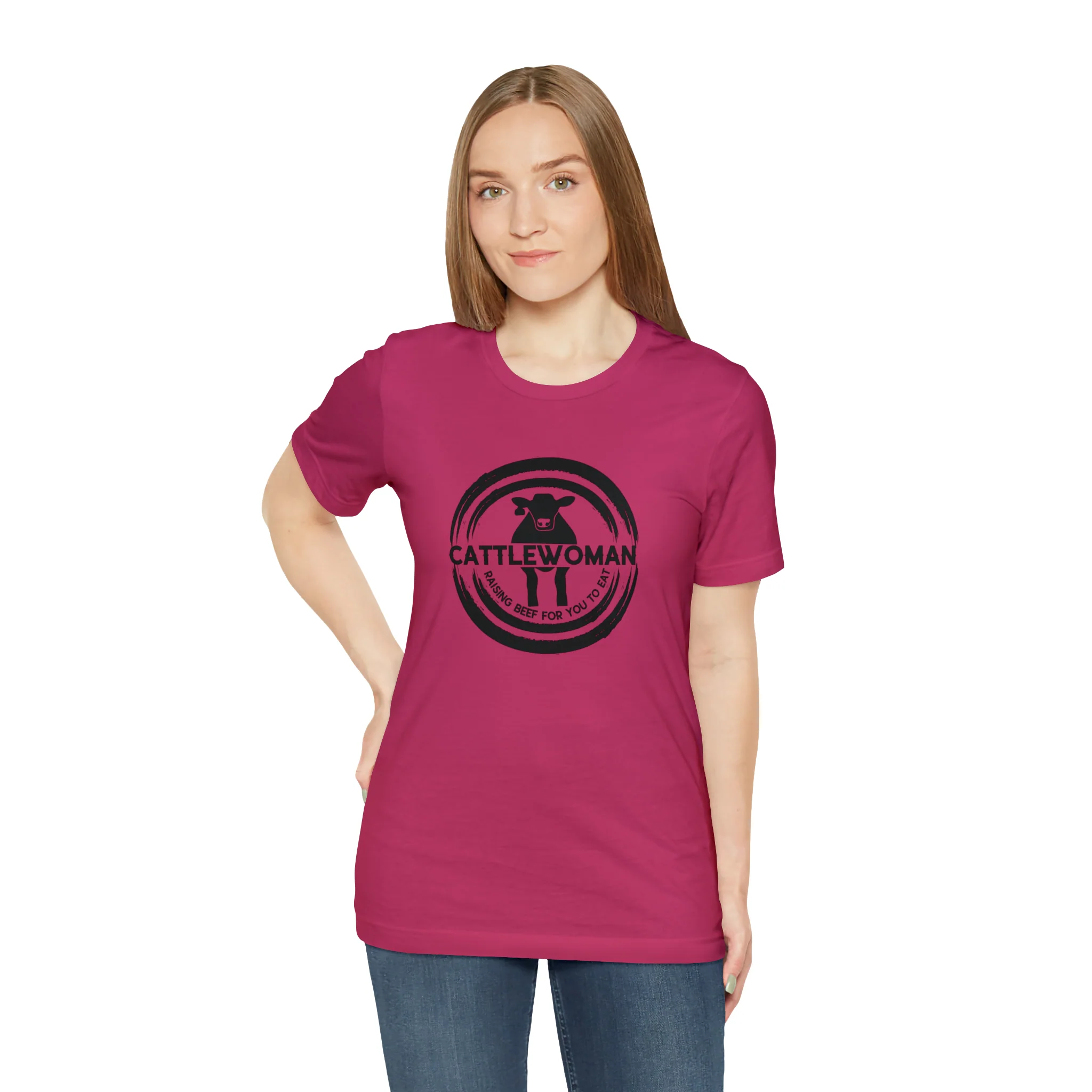 Cattlewoman Unisex Jersey Short Sleeve Tee
