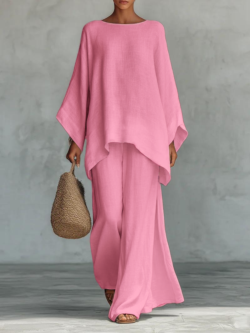 Boho Linen Two Piece Set