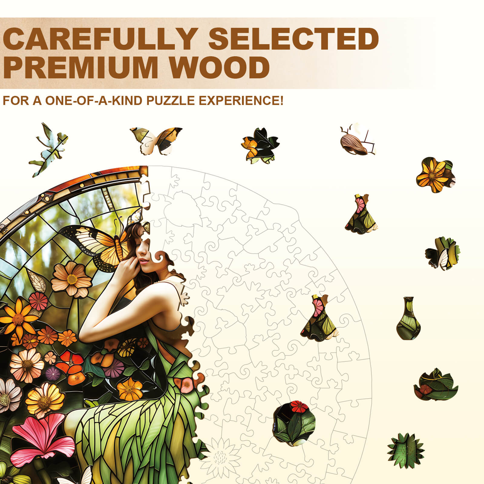 Flower Fairy Wooden Jigsaw Puzzle