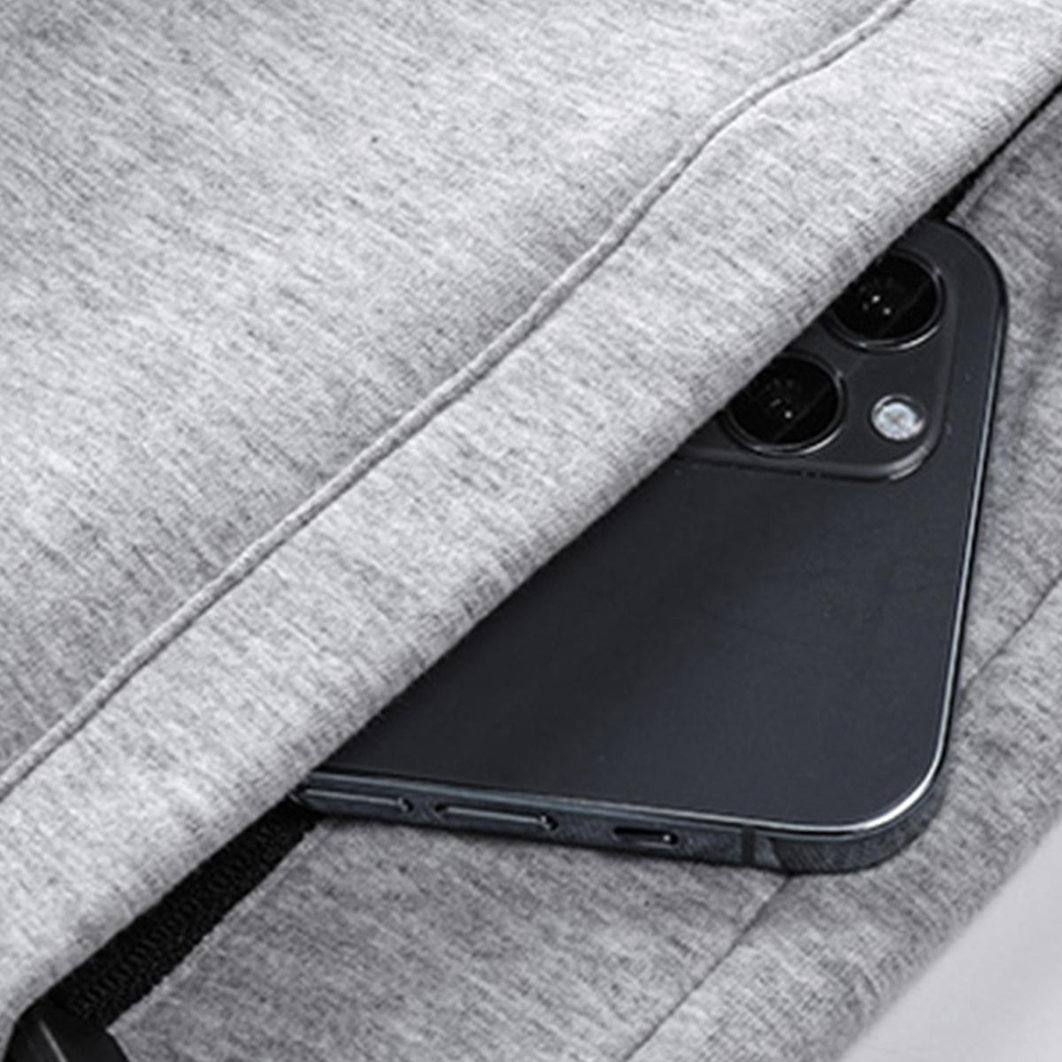 🩳 Men's Breathable Athletic Shorts with Zipper Pockets