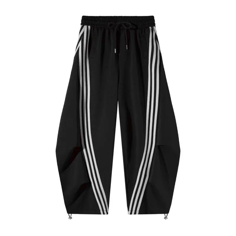 Women’s Loose Wide Leg Striped Track Pants
