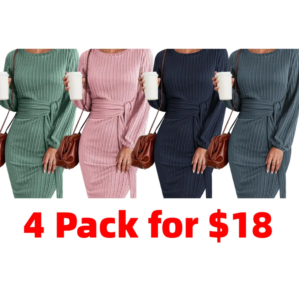 Women's Elegant Knit Dress