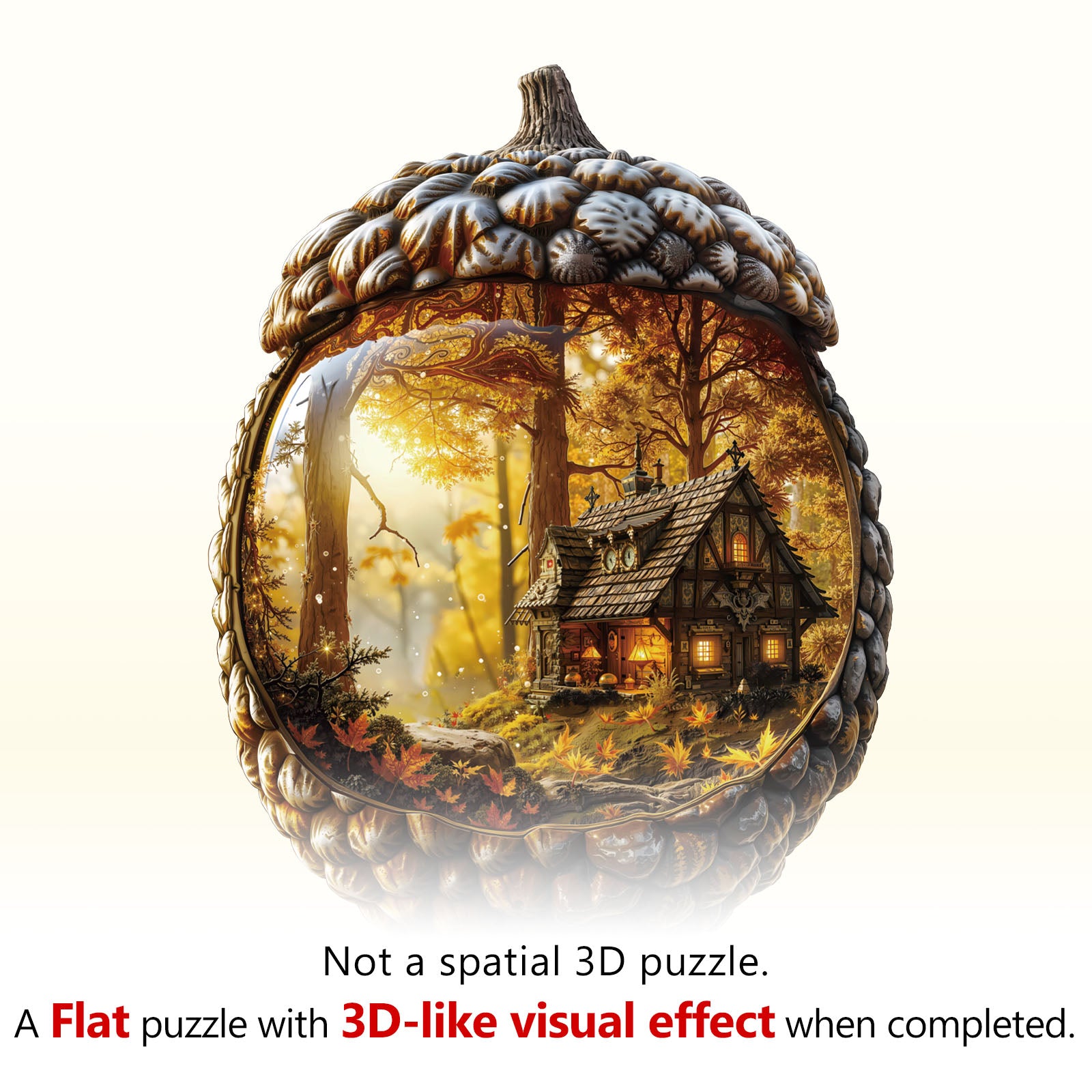 Forest secret realm Wooden Jigsaw Puzzle