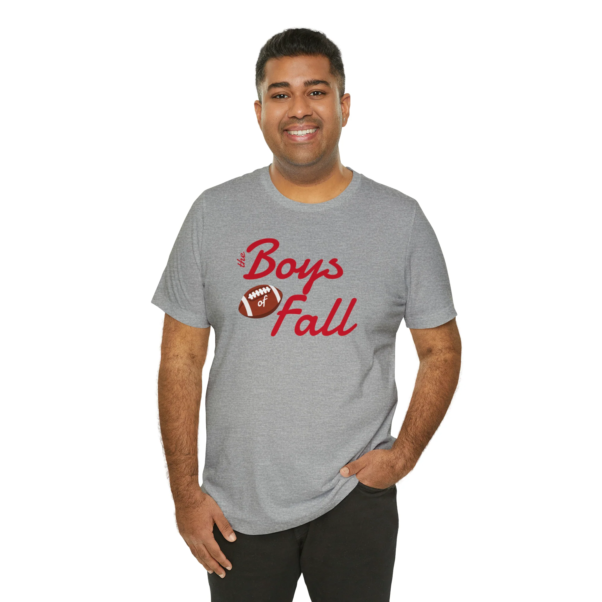 Boys of Fall Football Patch Unisex Softstyle T-Shirt