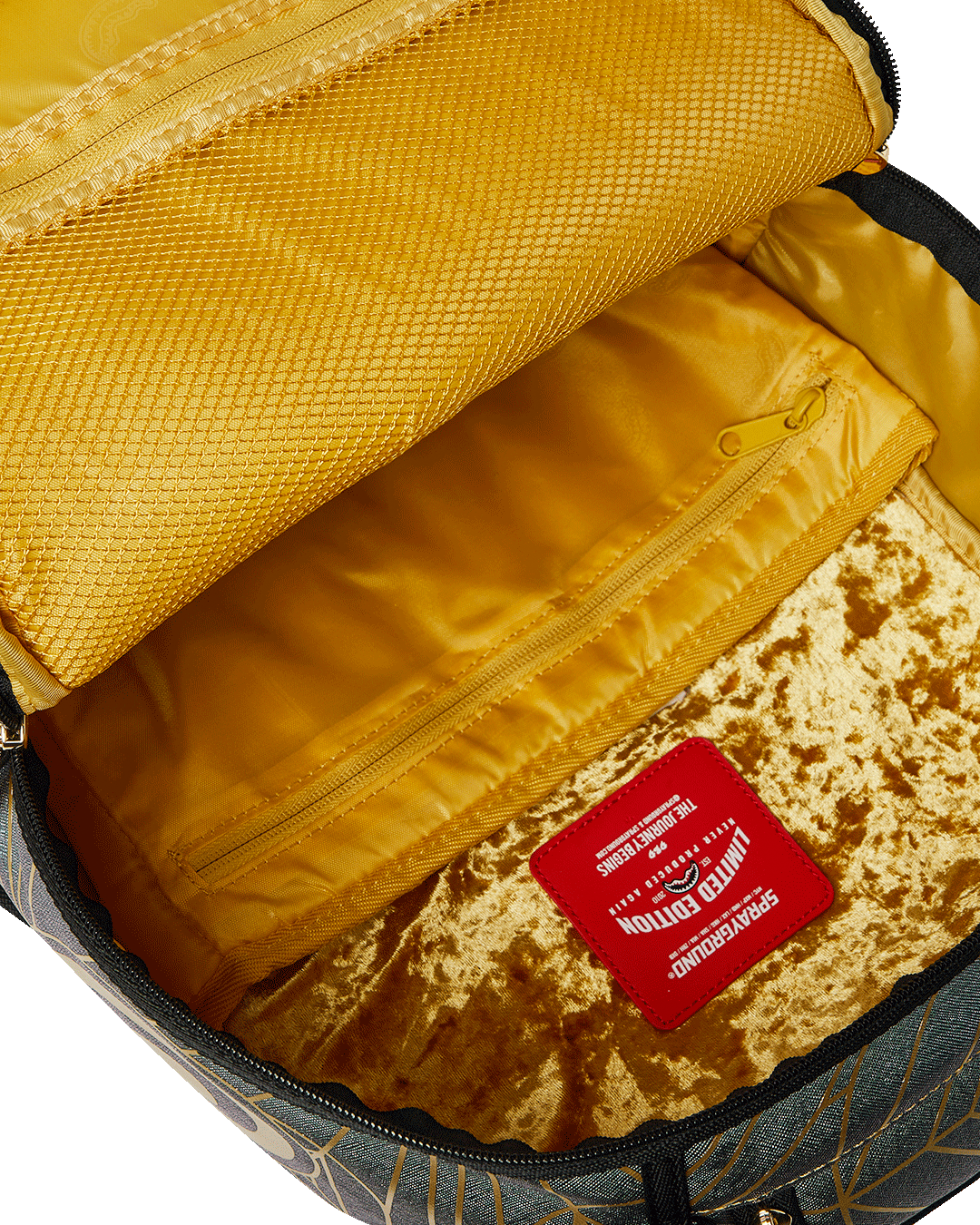 FOUNDATION CRYSTAL IRIDESCENT SHARK BACKPACK