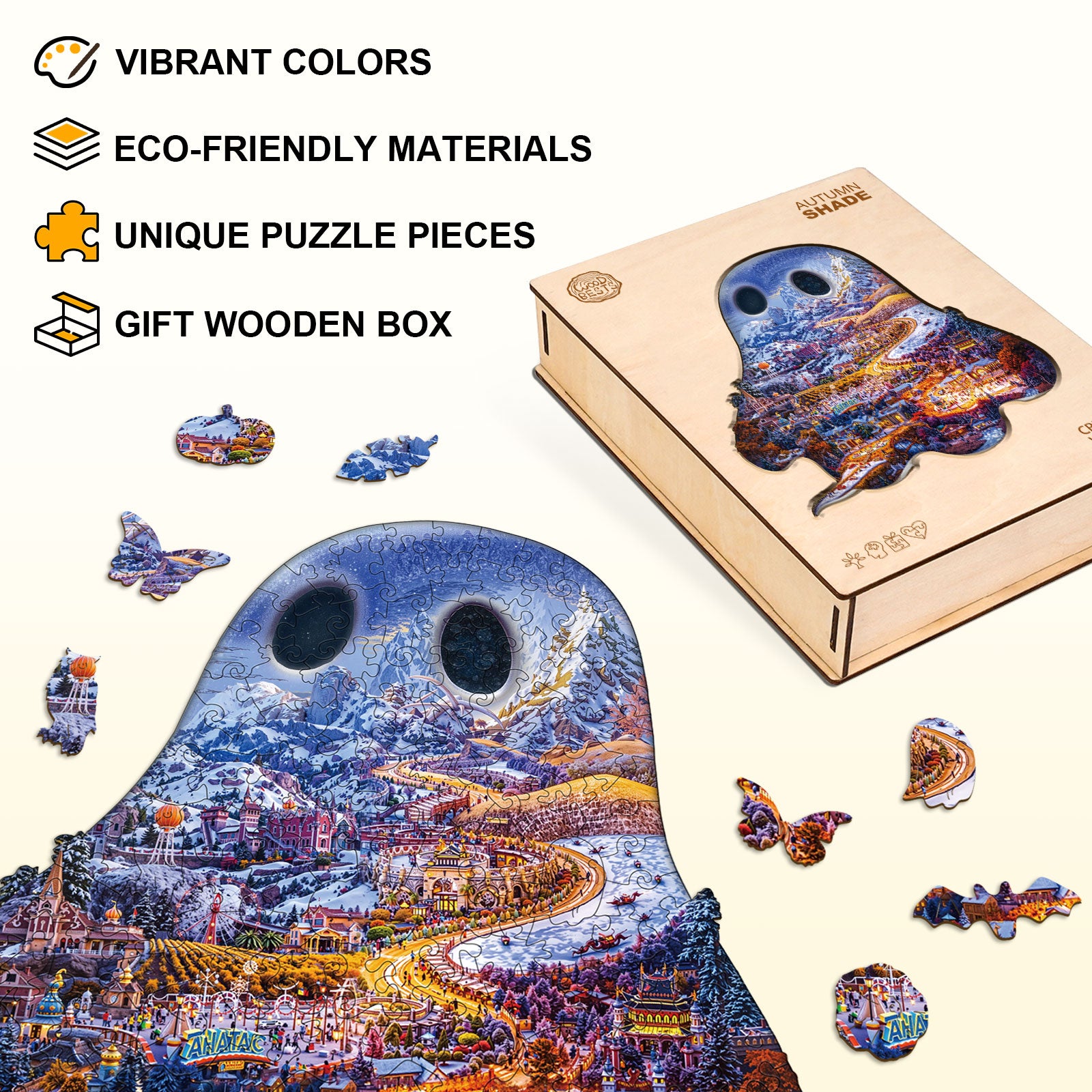 Autumn Shade Wooden Jigsaw Puzzle