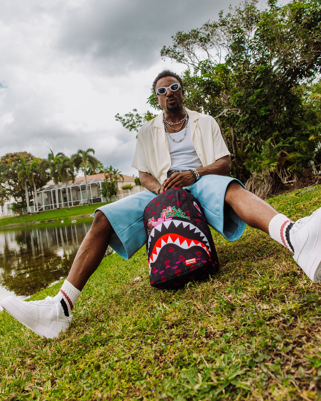 PINK PANTHER PINK MISCHIEF BACKPACK