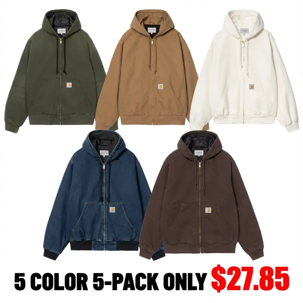 🔥Last Day Promotion!🔥CHT J130 Men's Loose Fit Washed Duck Insulated Active Jacket