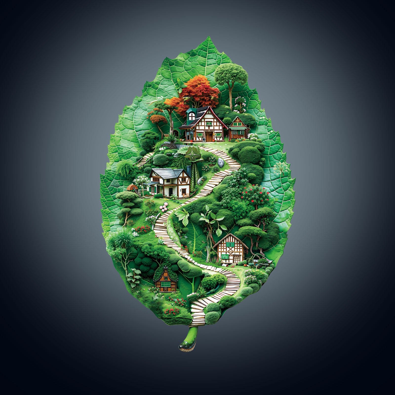 Forest Pathway Wooden Jigsaw Puzzle