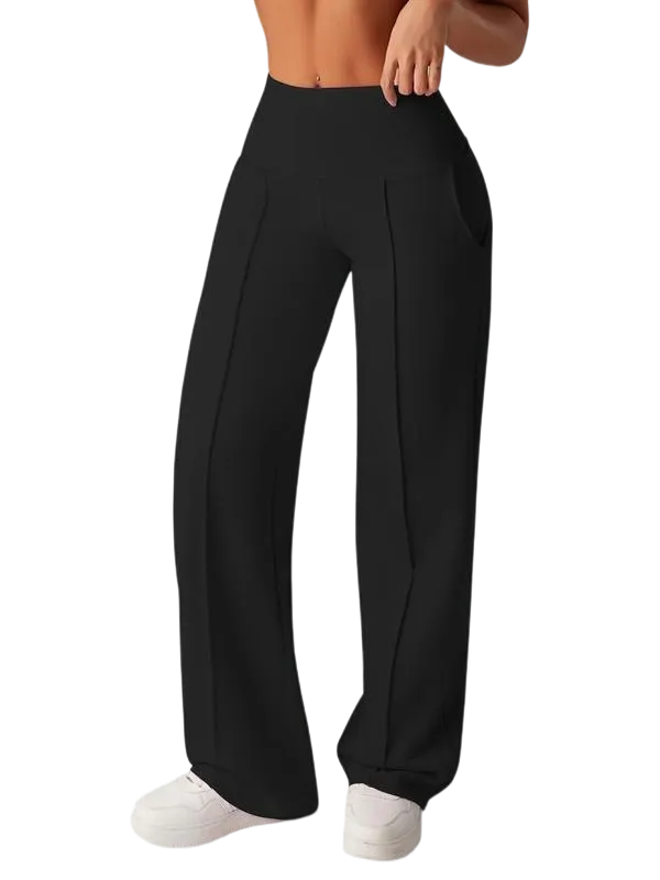 Women's Plain Loose Straight Leg Pants