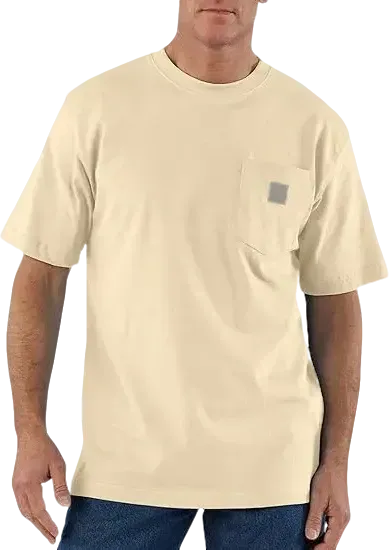 Last Day Promotion!CHT Men's K87 Workwear Loose Fit Heavyweight Short-Sleeve Pocket T-Shirt (Also Available in Big & Tall)