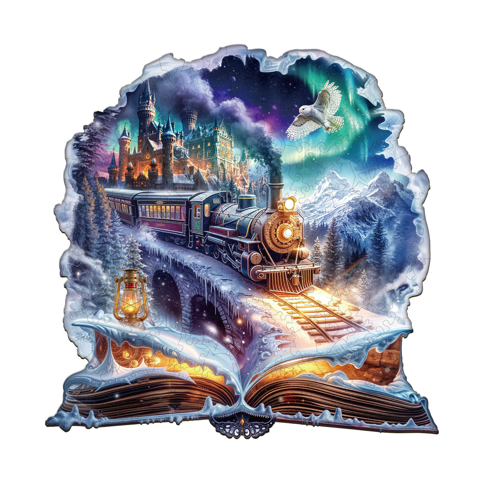 Magic Snowpiercer Wooden Jigsaw Puzzle