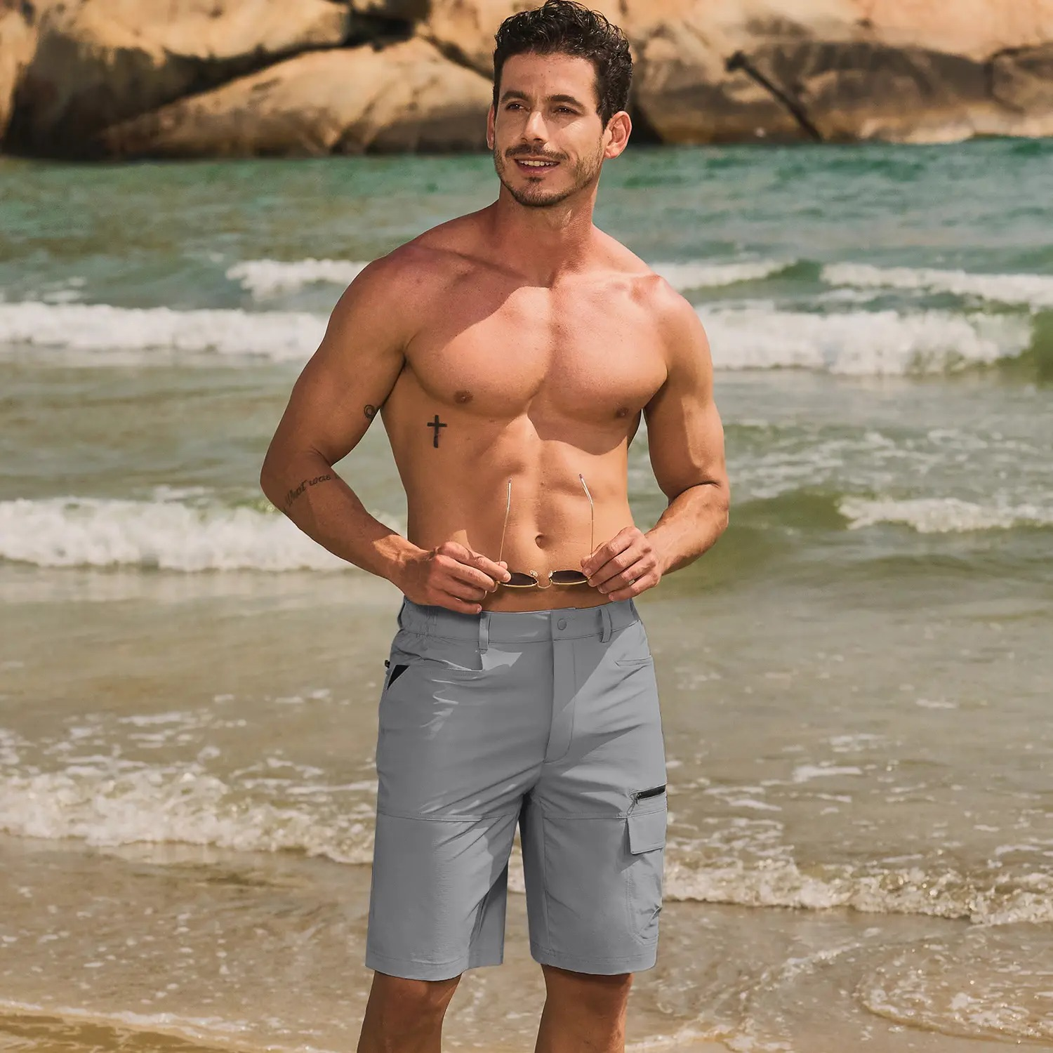 Men's Hiking Cargo Shorts 9