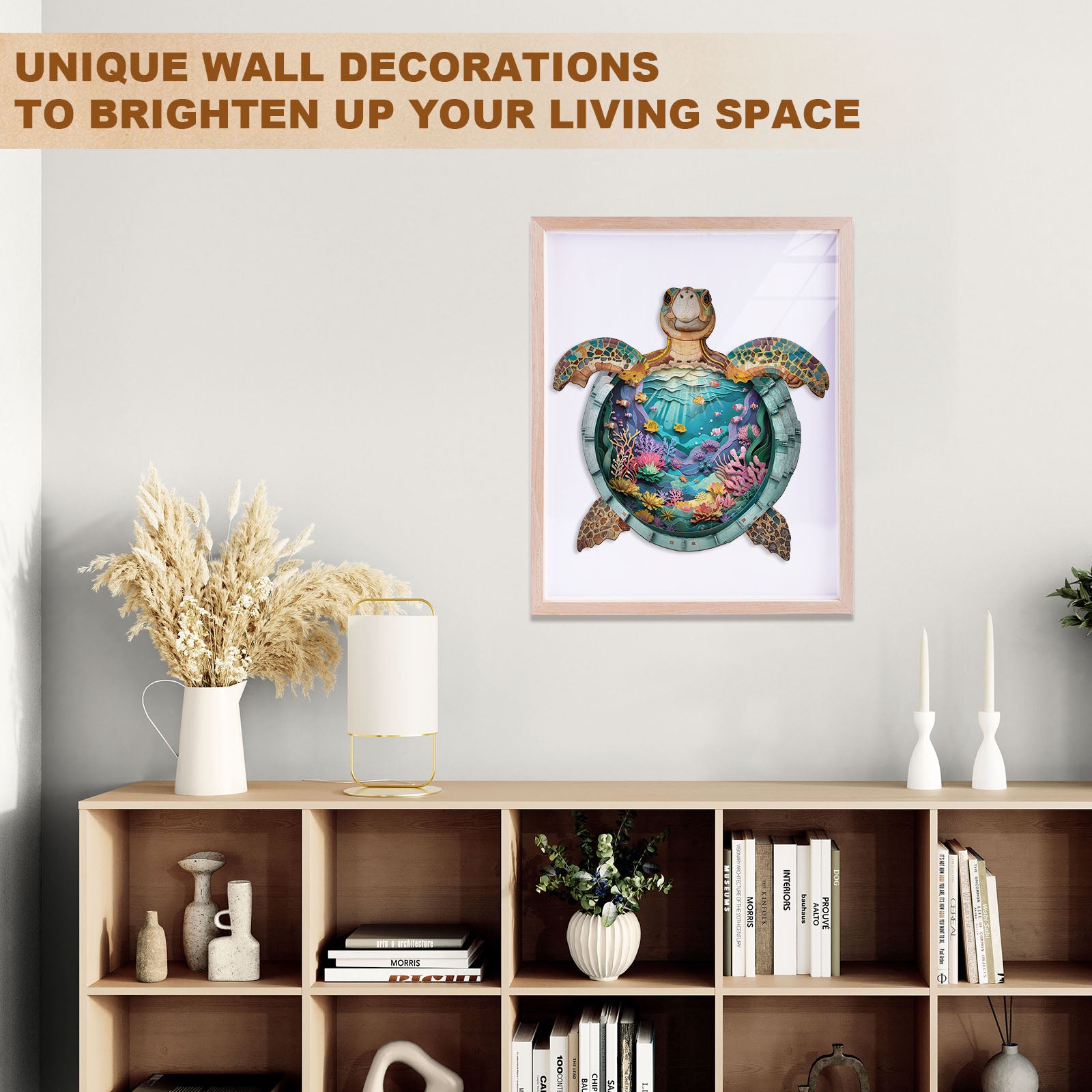 Turtle World Wooden Jigsaw Puzzle