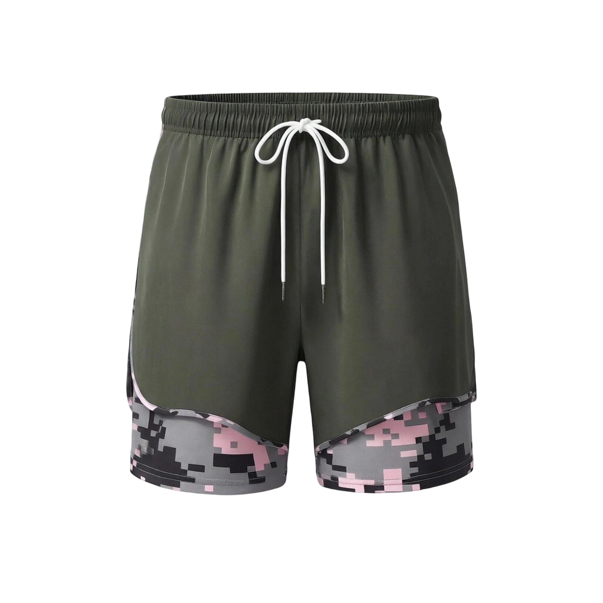 Women’s 8-Pack Anti-Exposure Layered Look Yoga Shorts — Quick-Dry Athletic/Casual Basic Workout Shorts for Running, Fitness, and Tennis