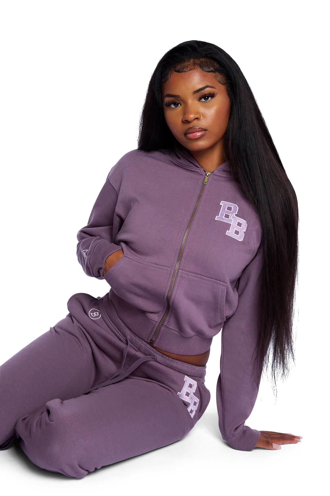 BODY UNIVERSITY HOODIE 2.0 (FADED PURPLE/RED)