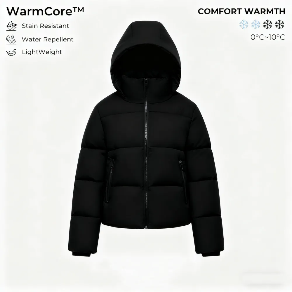Womenswear Winter Comfort Minimalist Puffer Jackets