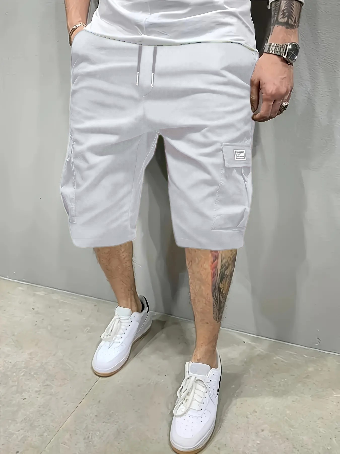 🔥Men's Multi-Pocket Cargo Shorts Casual Streetwear Set