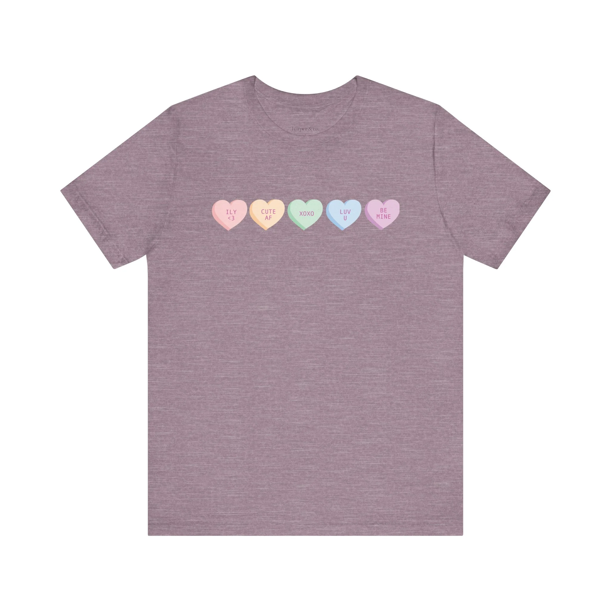 Convo Hearts Unisex Jersey Short Sleeve Tee