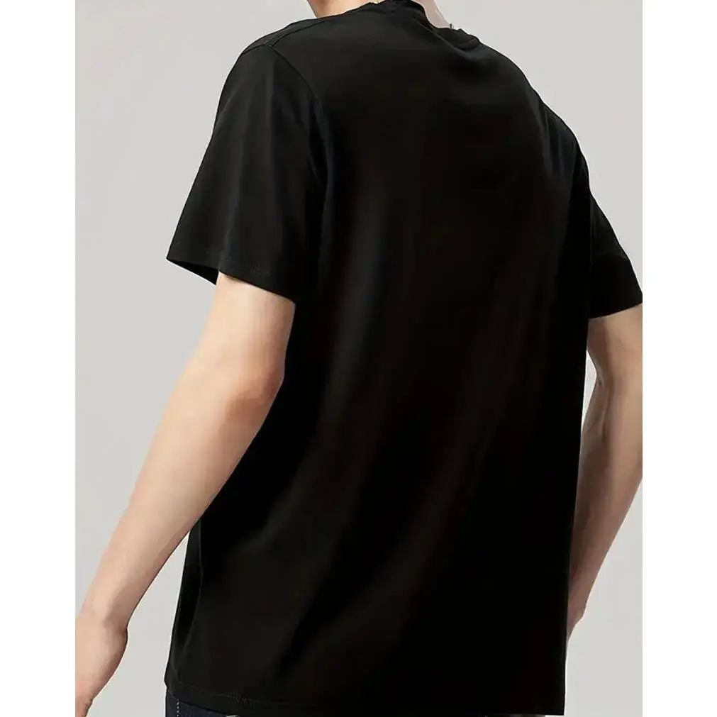 Men'S Casual Graphic T-Shirt - Bold Letter Print with Black Stripes & Golden Accents, Breathable Round Neck Summer Streetwear, Machine Washable, Comfortable Everyday Fashion Tee, Everyday Tshirt |Bold Letter Print |Comfortable Fit, T Shir Cotton