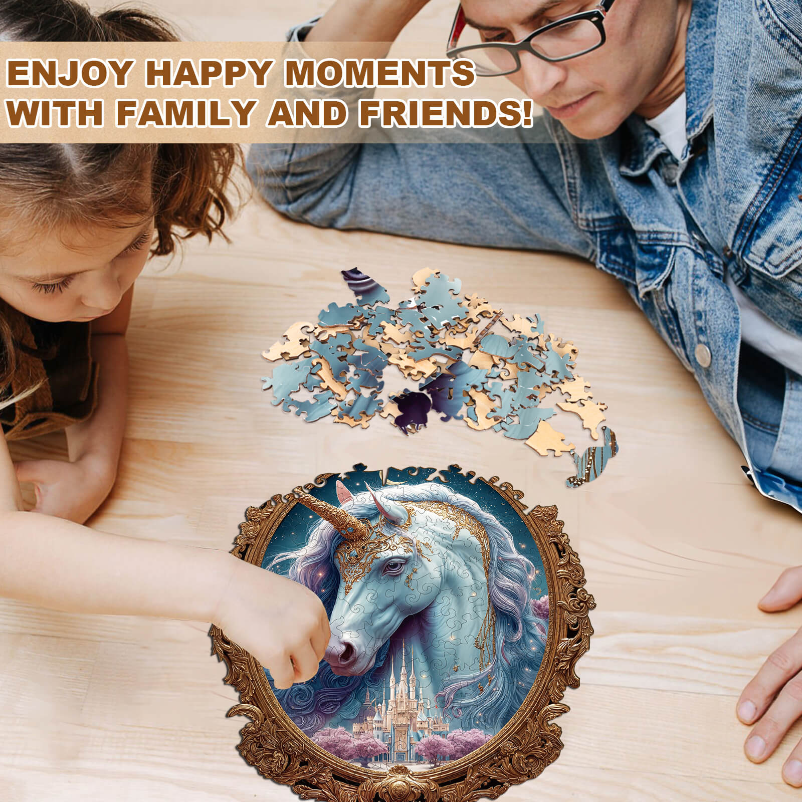 Unicorn Mirror Wooden Jigsaw Puzzle