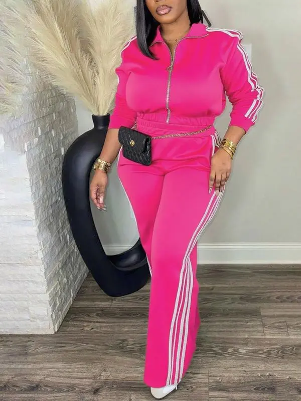 Women’s Zip-Up Tracksuit Set