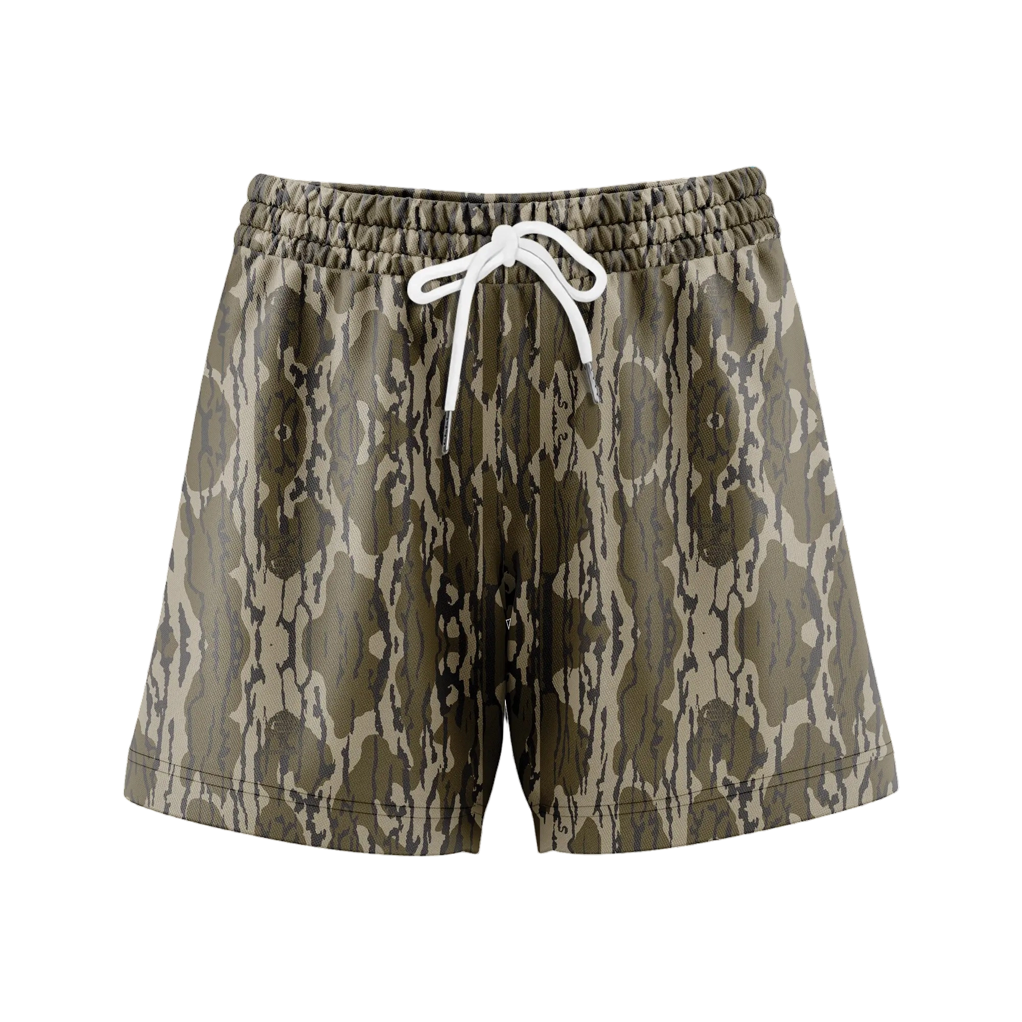 Pack 6 Duck Hunting Camo Shorts - 5 Inch Inseam Camo Mesh Design for Men & Women Ideal Gym Wear & Gifts Breathable & Comfortable