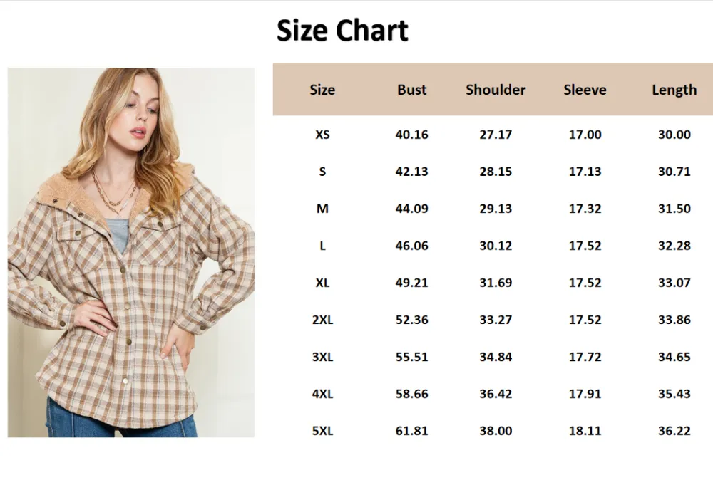 Women's plaid jacket