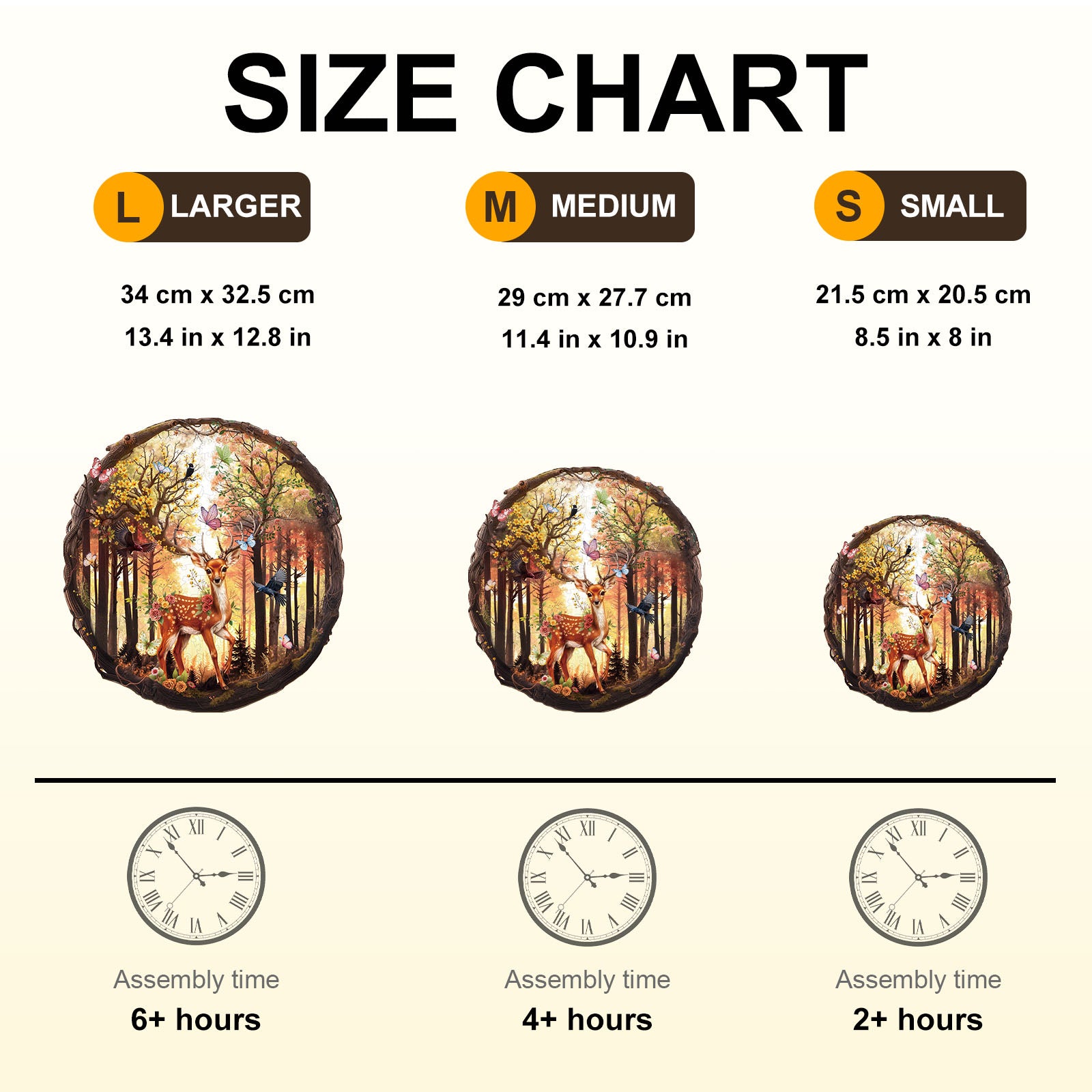 Elf Deer Wooden Jigsaw Puzzle