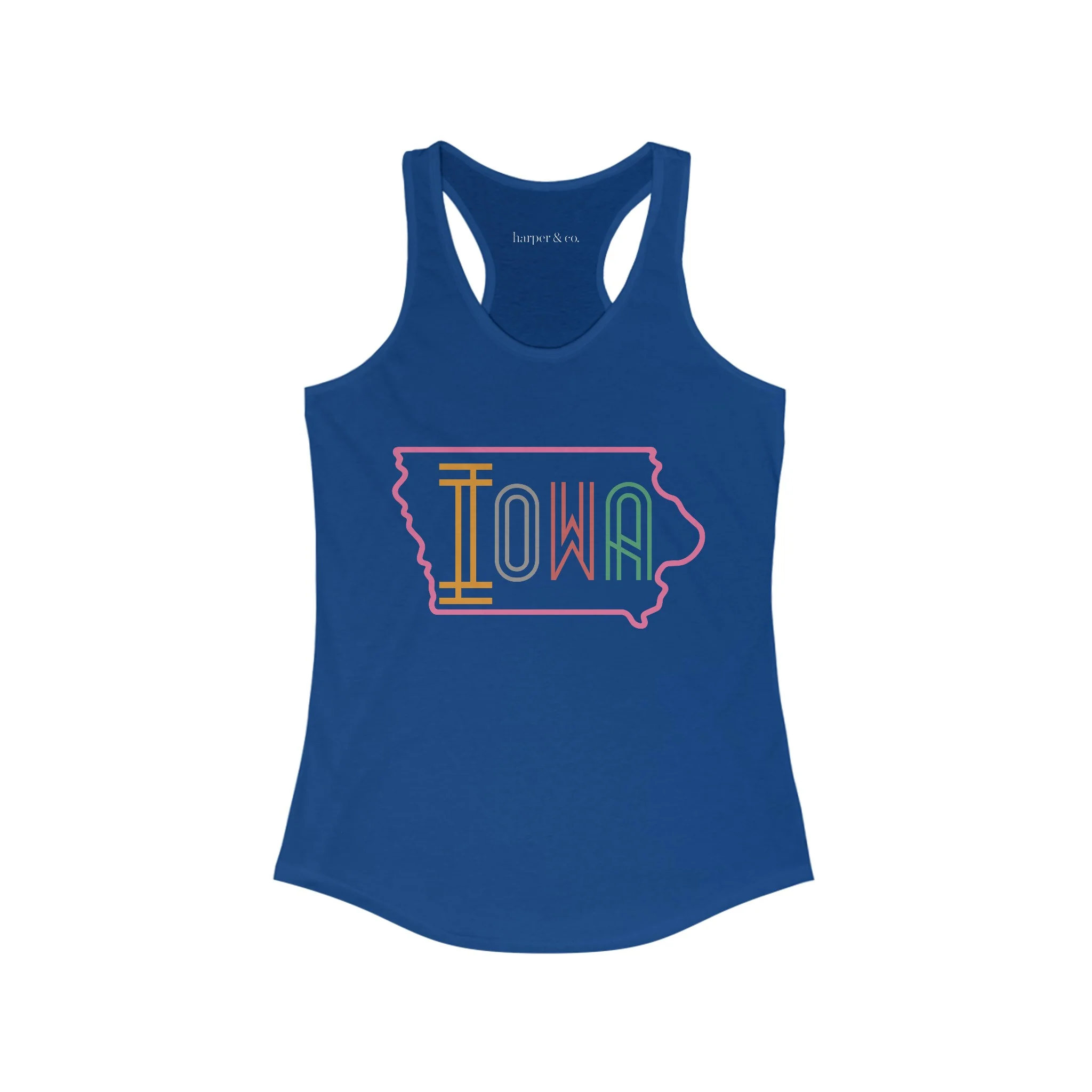 Iowa Pink Women's  Racerback Tank