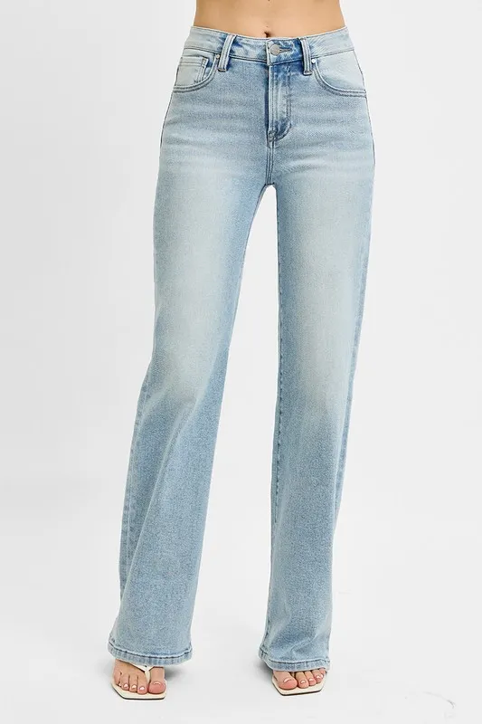 High Rise Wide Leg 90's Jeans
