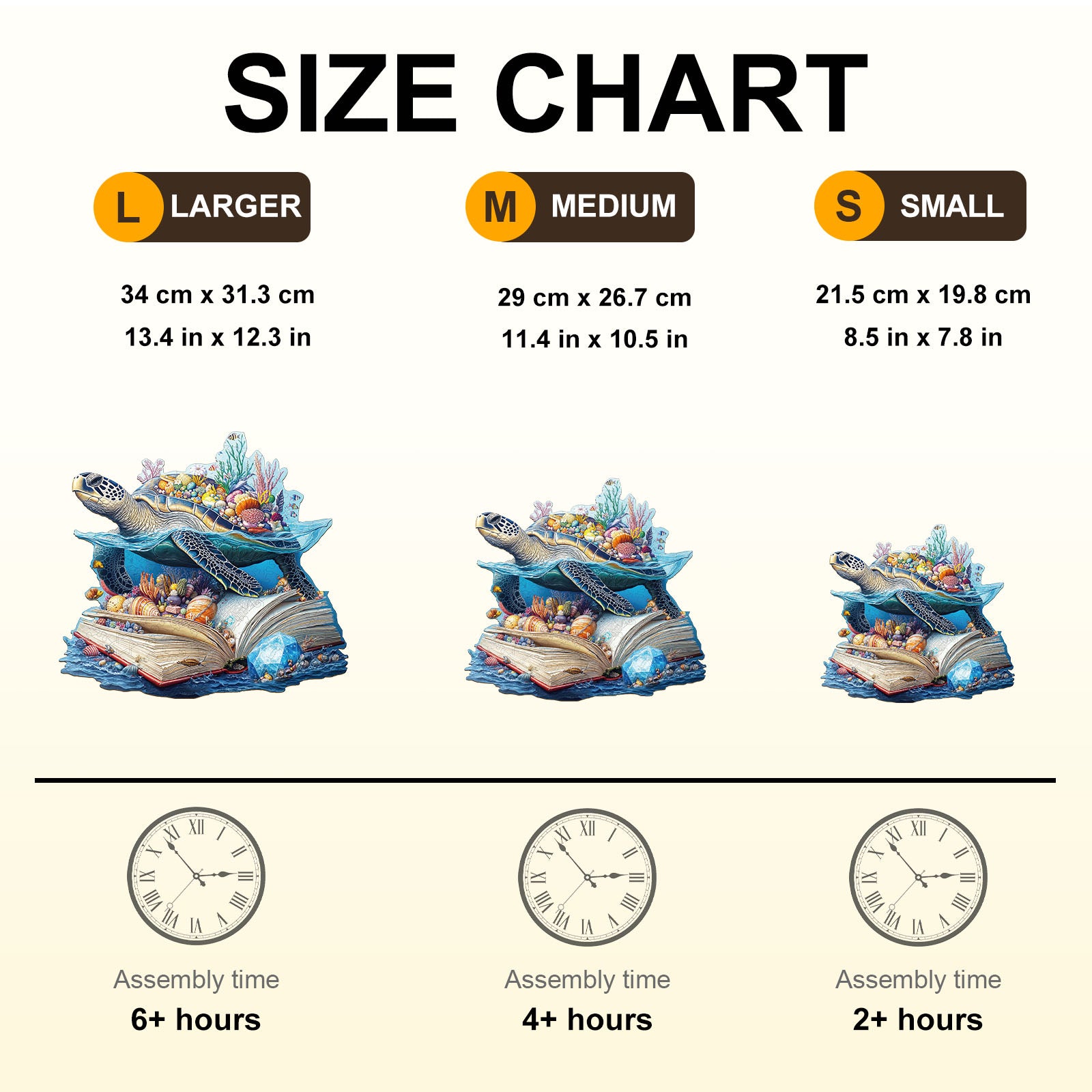 Turtle Story-1 Wooden Jigsaw Puzzle