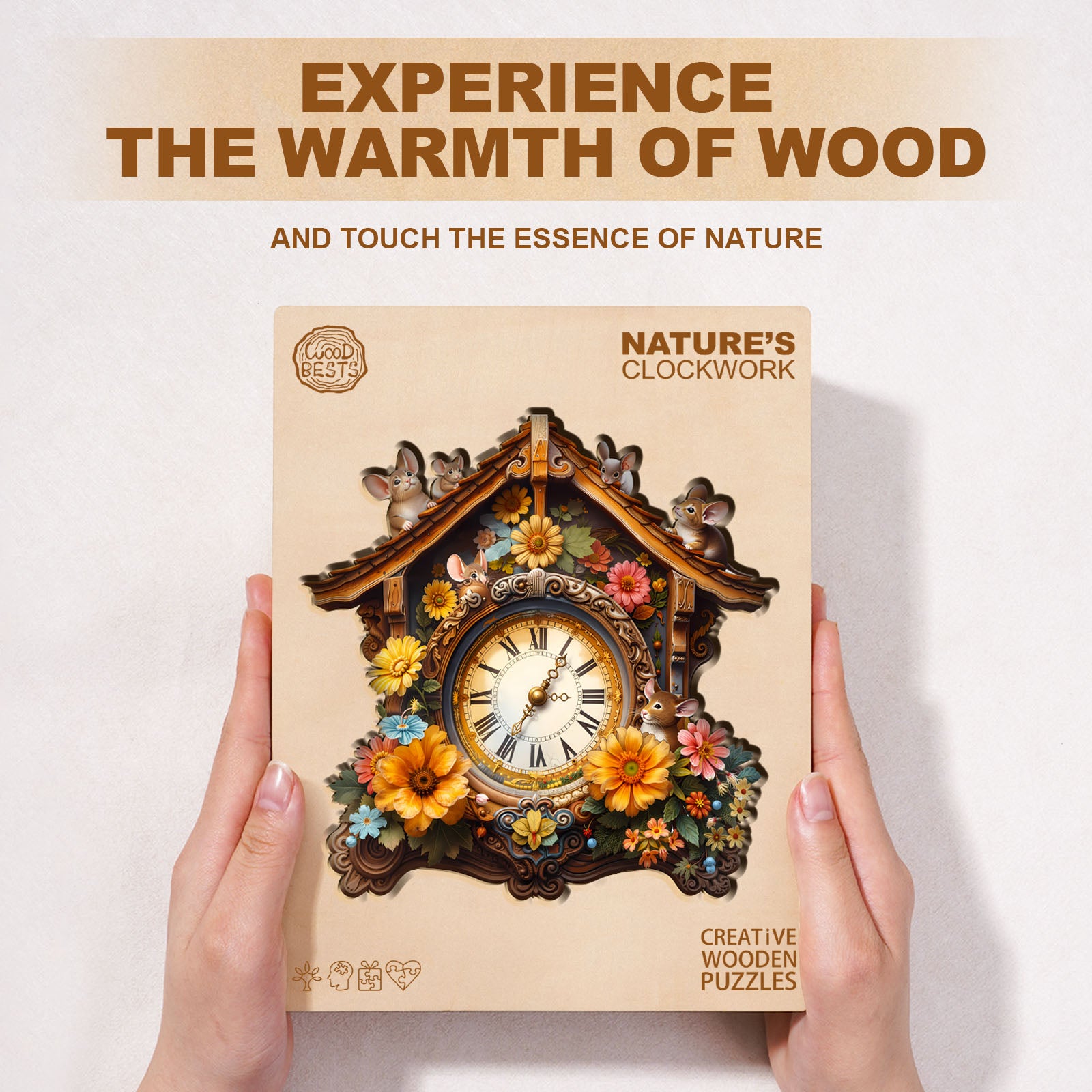 Nature’s Clockwork Wooden Jigsaw Puzzle