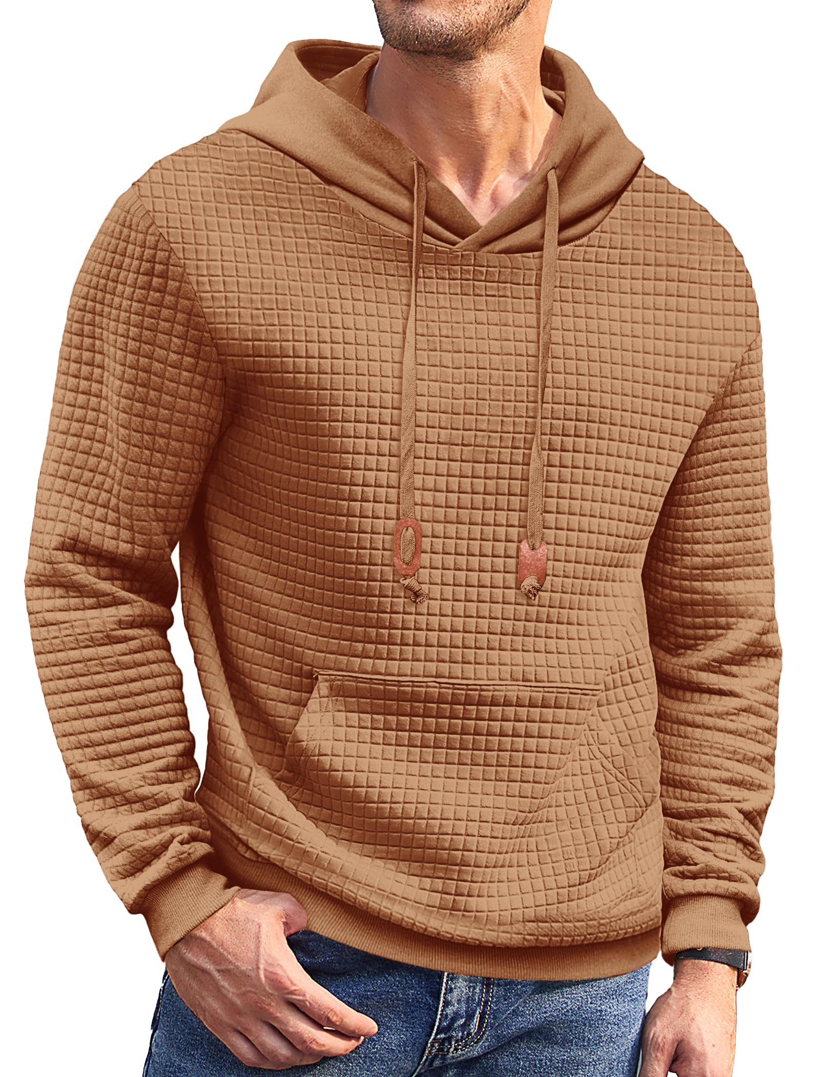 Men’s Athletic Pullover Hoodie with Kangaroo Pocket