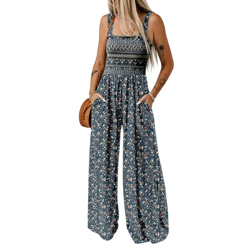 Women's Casual Loose Overalls Jumpsuits